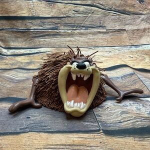 Vintage 90s Looney Tunes Taz Tasmanian Devil Koosh Ball Toy Figure Warner Bros.